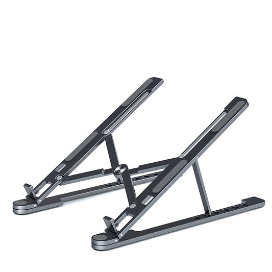 Portable Foldable Laptop Stand — Adjustable Aluminum Riser for MacBook & Laptops