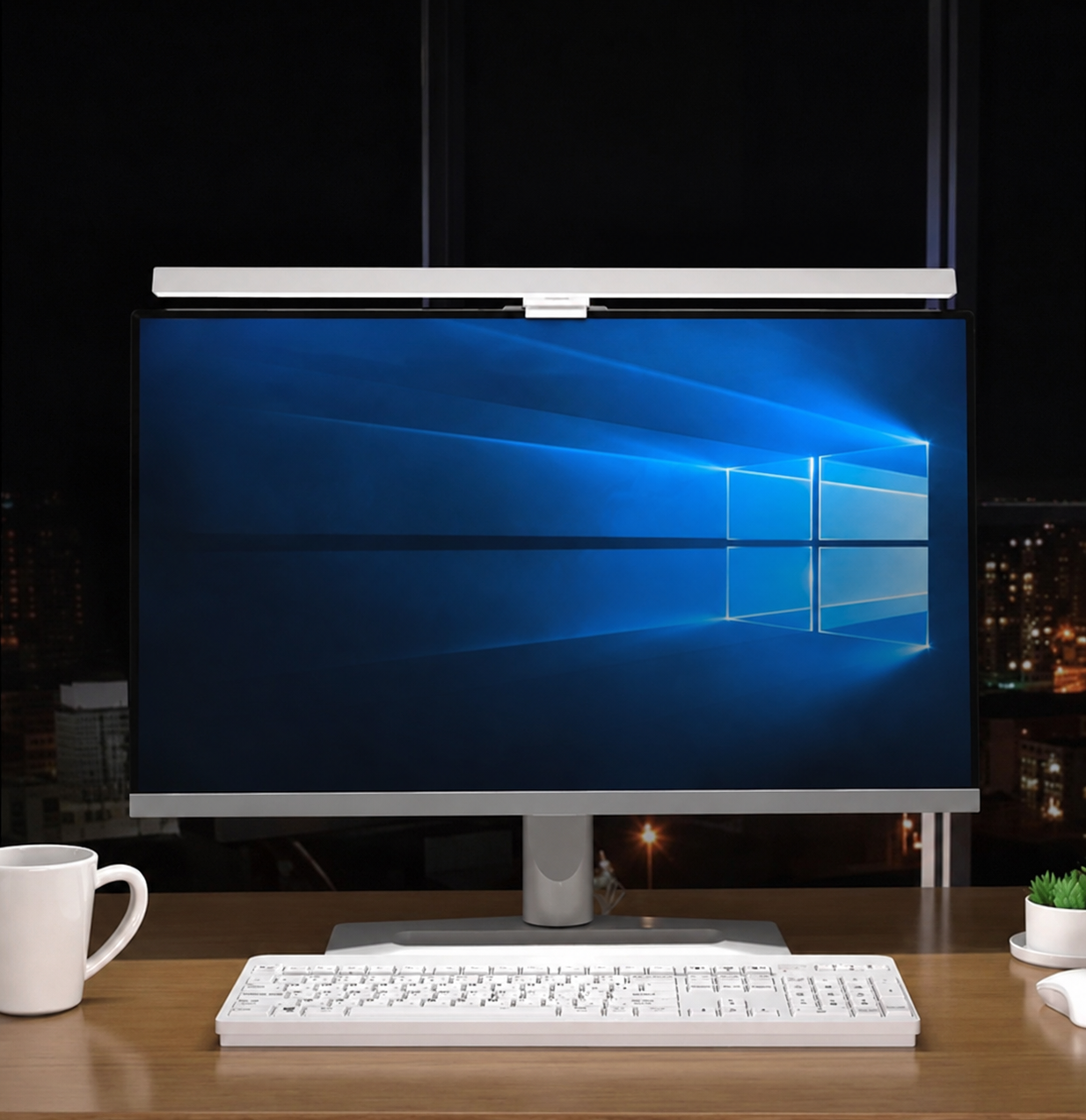 Monitor Light Bar — 50cm USB LED Screen Lamp with Stepless Dimming & 3 Color Modes | Home Office & Gaming Setup