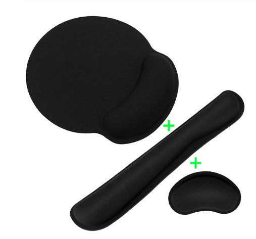 Gel Wrist Rest Mouse Pad — Ergonomic Memory Foam Wrist Support for Home Office & Gaming