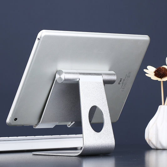 Aluminum Phone & Tablet Stand — Adjustable Desk Holder for iPad, iPhone & Android Devices