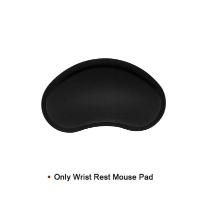 Gel Wrist Rest Mouse Pad — Ergonomic Memory Foam Wrist Support for Home Office & Gaming