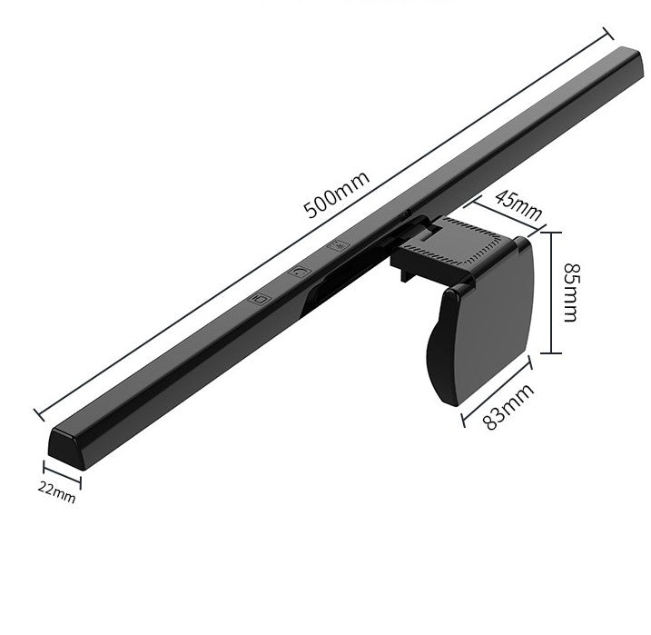 Asymmetric LED Monitor Light Bar — Dimmable Screen Hanging Lamp for Home Office & Gaming Setup