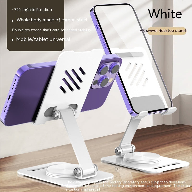360° Rotating Phone & Tablet Stand — Foldable Adjustable Desk Holder for iPhone, iPad & Android Devices