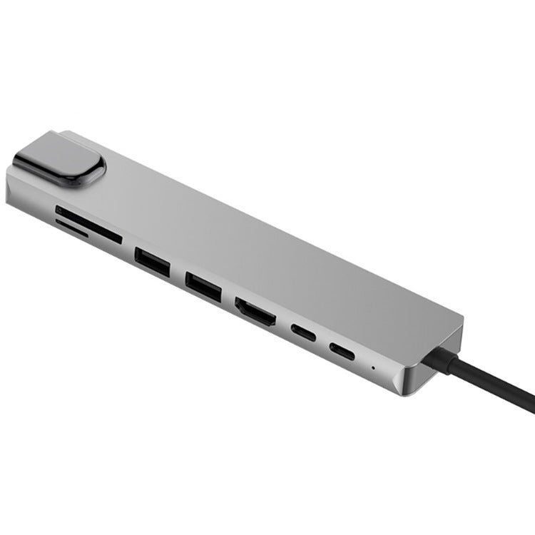 8-in-1 USB-C Hub — HDMI, Ethernet, SD Card & Multi-Port Adapter for MacBook & Laptops