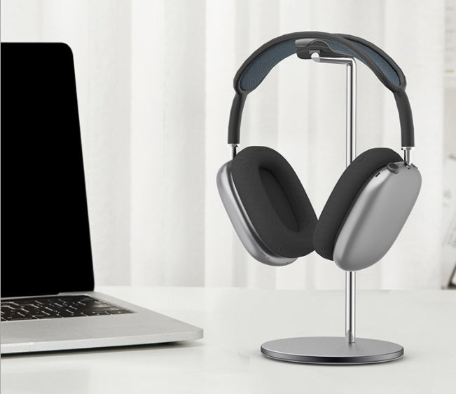 Metal Headphone Stand — Aluminum Desk Headset Holder for Home Office & Gaming Setup