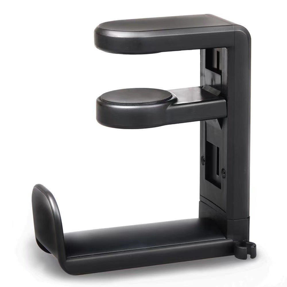 Under-Desk Headphone Hook — Clamp-On Headset Hanger for Home Office & Gaming Setup