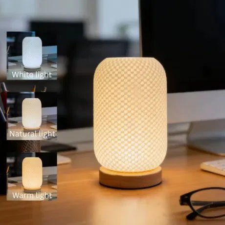 LED Desk Lamp — USB Dimmable Night Light with 3 Color Temperatures | Home Office, Bedroom & Living Room