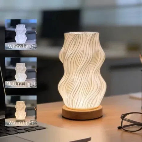 LED Desk Lamp — USB Dimmable Night Light with 3 Color Temperatures | Home Office, Bedroom & Living Room