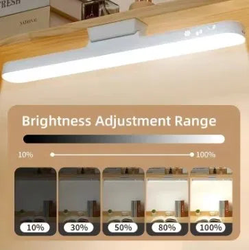 Magnetic Rechargeable LED Desk Light Bar — Dimmable 3-Color Touch & Remote Control Lamp for Home Office, Dorm, Study & Under Cabinet