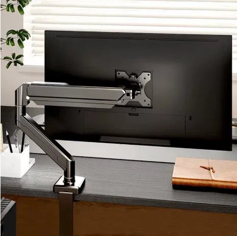 Single Monitor Arm — Gas Spring Desk Mount for 13"–32" Screens | Height Adjustable | Home Office & Gaming Setup
