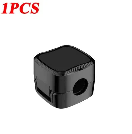 Magnetic Cable Clips — Adhesive Cord Holder & Wire Keeper for Home Office Desk, Nightstand & Under Desk Cable Management, Black & White