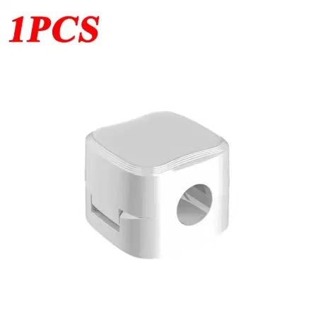 Magnetic Cable Clips — Adhesive Cord Holder & Wire Keeper for Home Office Desk, Nightstand & Under Desk Cable Management, Black & White